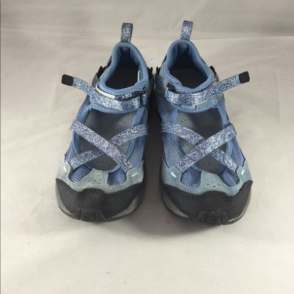 Lands' End Shoes Lands End Mesh Suede Hiking Walking Shoes Poshmark